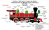 MTH 30-1916-1 - 4-6-0 Ten Wheeler Steam Engine "Christmas" #2026 w/ PS3 - Custom Run for MrMuffin'sTrains