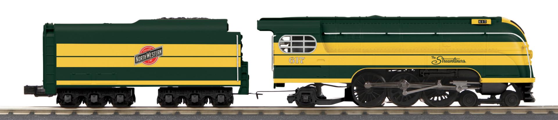 MTH 30-1945-1 - RailKing - 4-6-2 Forty-Niner Steam Engine "Chicago North Western" #617 w/ PS3