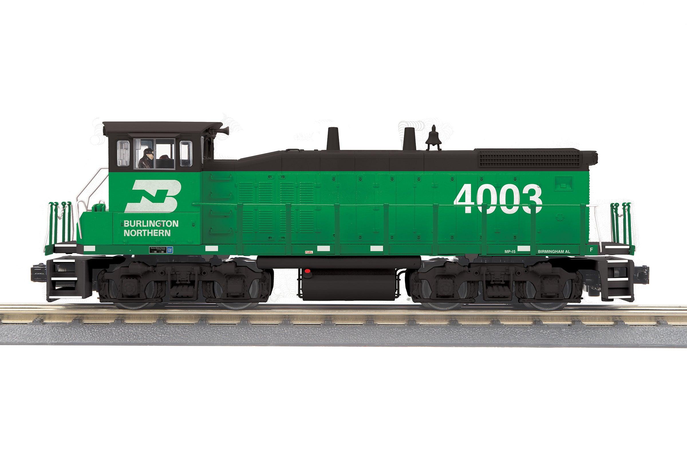 MTH 30-20971-1 - MP15 Diesel Engine "Burlington Northern" #4003 w/ PS3 - Custom Run for Berwyn’s