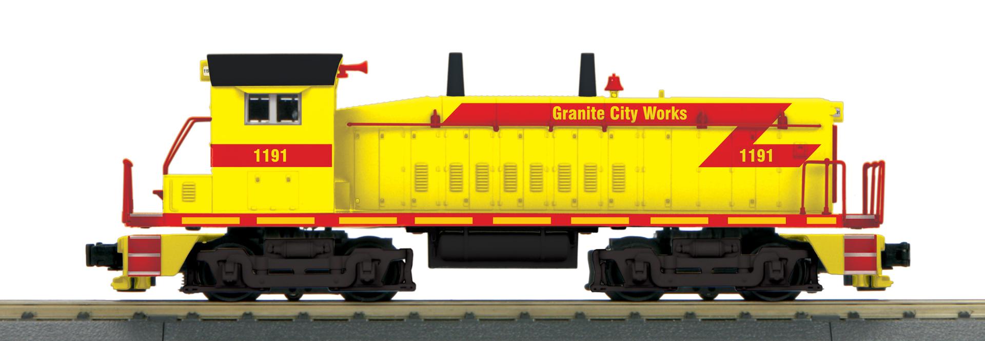 MTH 30-21079-1 - SW1200 Switcher Diesel Engine "Granite City Works" #1191 w/ PS3 - Custom Run for E-Z Catch / Dixie Union Station