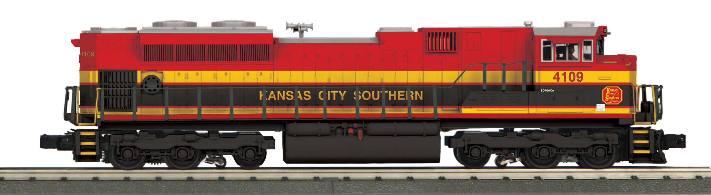 MTH 30-21230-1 - SD70ACe Imperial Diesel Engine "Kansas City Southern" #4109 w/ PS3