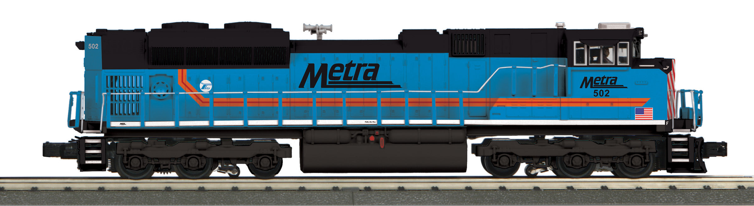 MTH 30-21244-1 - SD70ACe Imperial Diesel Engine "Metra" #500 w/ PS3 - Custom Run for MrMuffin'sTrains