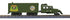 MTH 30-21315-1 - Galloping Goose Diesel "U.S. Army" #1942 w/ PS3 - Custom Run for MrMuffin'sTrains