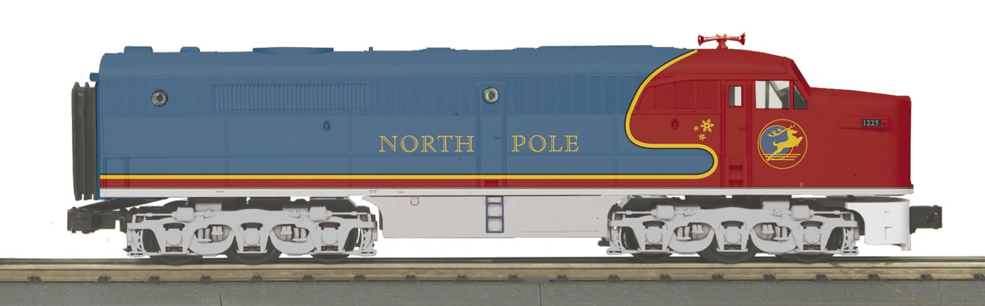 MTH 30-21328-1 - Alco PA A-Unit Diesel "North Pole" #1225 w/ PS3