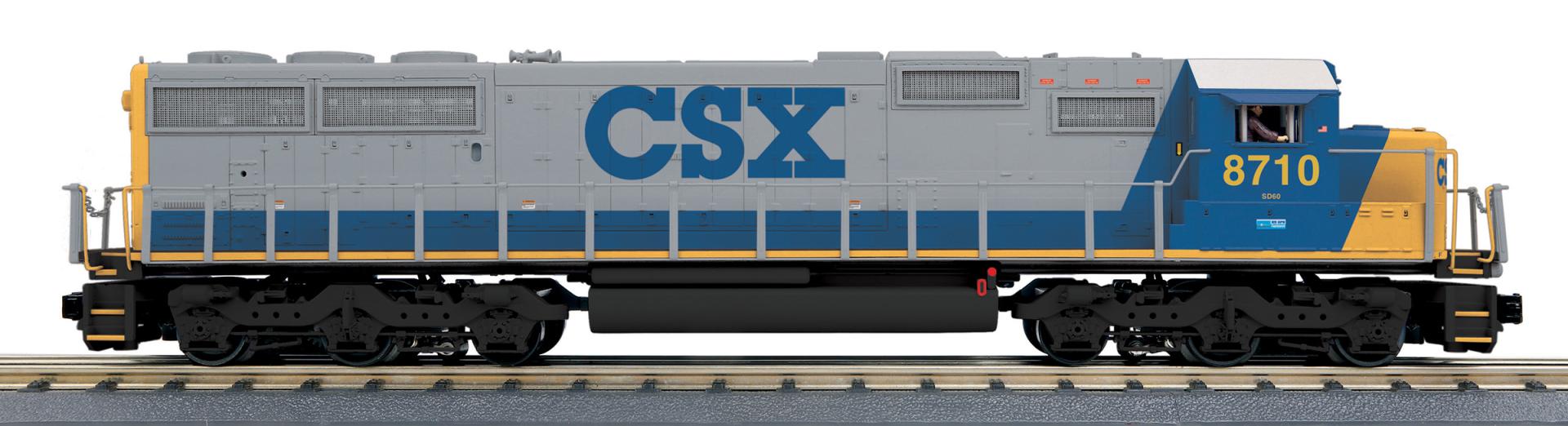 MTH 30-21336-1 - RailKing - SD60 Diesel Engine "CSX" #8710 w/ PS3