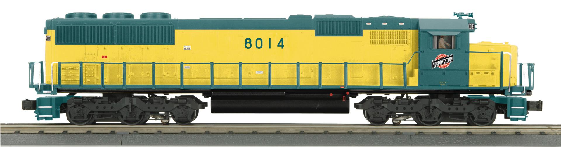 MTH 30-21338-1 - RailKing - SD60 Diesel Engine "Chicago & North Western" #8014 w/ PS3