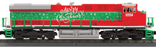 MTH 30-21387-1 - RailKing - ES44AC Imperial Diesel Engine "Christmas" #1225 w/ PS3