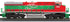 MTH 30-21387-1 - RailKing - ES44AC Imperial Diesel Engine "Christmas" #1225 w/ PS3