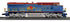 MTH 30-21389-1 - RailKing - ES44AC Imperial Diesel Engine "North Pole" #1225 w/ PS3