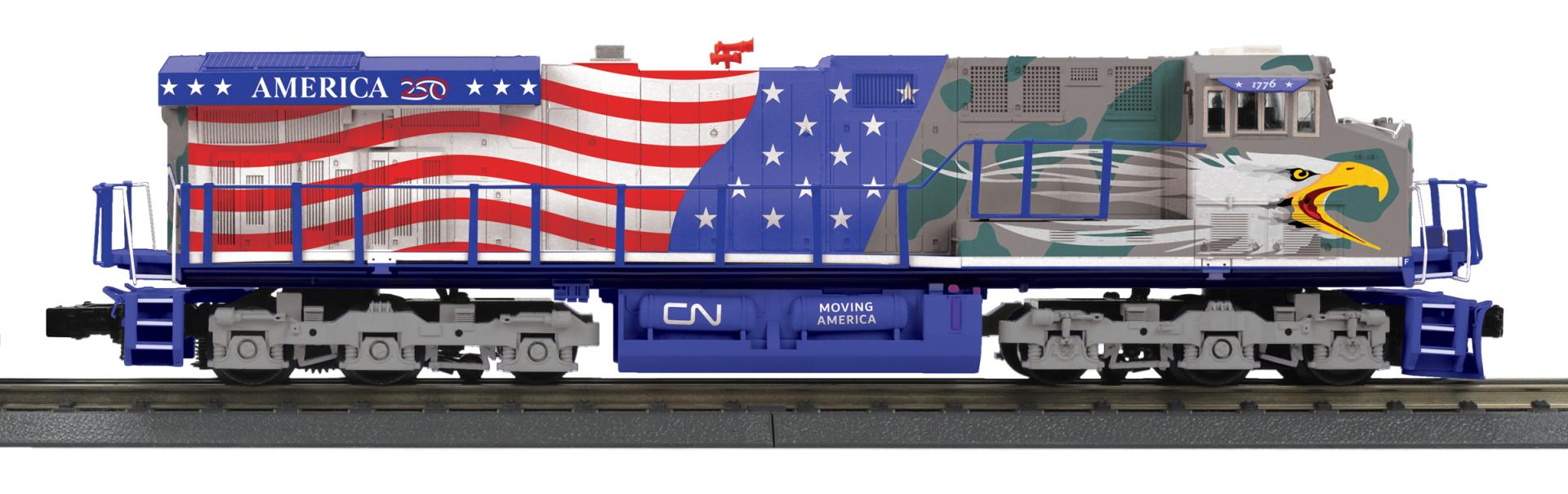 MTH 30-21409-1 - RailKing - ES44AC Imperial Diesel "Canadian National" #1776 w/ PS3