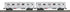 MTH 30-21417-3 - RailKing - R142A Series Subway Set "Metropolitan Transportation Authority" w/ PS3 (2-Car) Non-Powered
