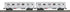 MTH 30-21419-3 - RailKing - R142A Series Subway Set "Metropolitan Transportation Authority" w/ PS3 (2-Car) Non-Powered