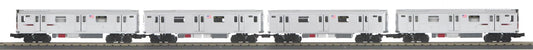 MTH 30-21422-1 - RailKing - R142A Series Subway Set "Metropolitan Transportation Authority" w/ PS3 (4-Car)
