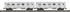 MTH 30-21423-3 - RailKing - R188 Series Subway Set "Metropolitan Transportation Authority" w/ PS3 (2-Car) Non-Powered