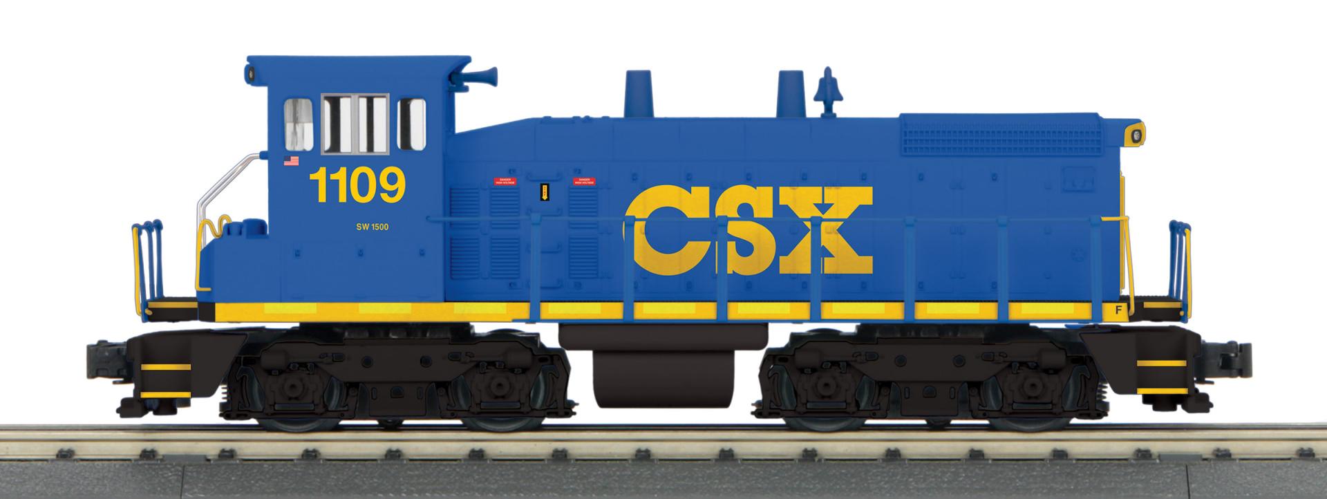 MTH 30-21429-1 - RailKing - SW1500 Diesel Switcher "CSX" #1109 w/ PS3