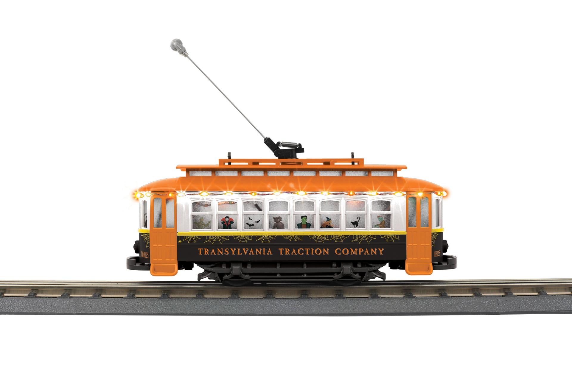 MTH 30-5253 - Trolley "Transylvania Traction Co." w/ LED Lights