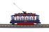 MTH 30-5272 - RailKing - Bump-n-Go Trolley "Semiquincentennial " #2026 w/ LED Lights