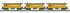 MTH 30-6456 - Overton Passenger Coach Set "Virginia & Truckee" (3-Car)
