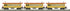 MTH 30-6457 - Overton Passenger Coach Set "Union Pacific" (3-Car)