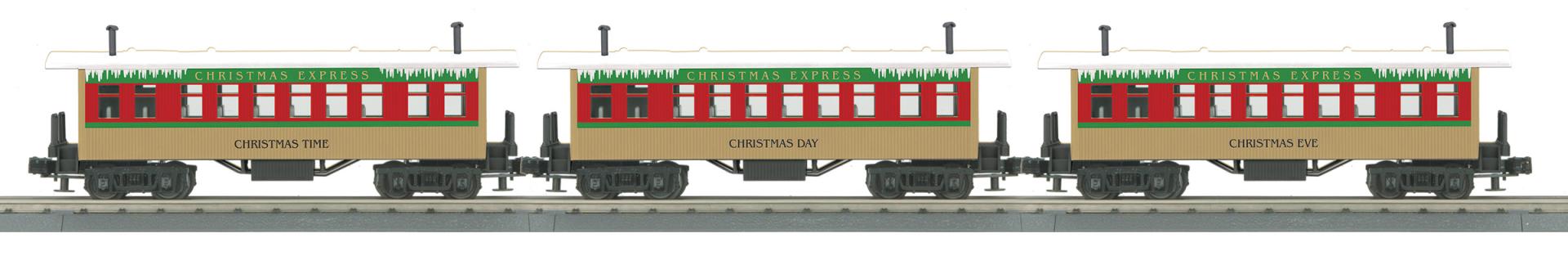 MTH 4-6-0 Ten Wheeler Steam Engine & Passenger Set "Christmas" - Custom Run for MrMuffin'sTrains