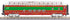 MTH 30-68309 - 60’ Streamlined Full-Length Vista Dome Car "Christmas" w/ LED Lights