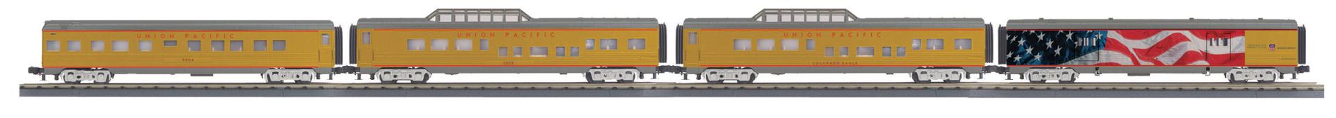MTH 30-68314 - RailKing - 60’ Streamlined Passenger Set "Union Pacific" (4-Car)