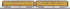 MTH 30-68315 - RailKing - 60’ Streamlined Sleeper/Diner "Union Pacific" (2-Car)