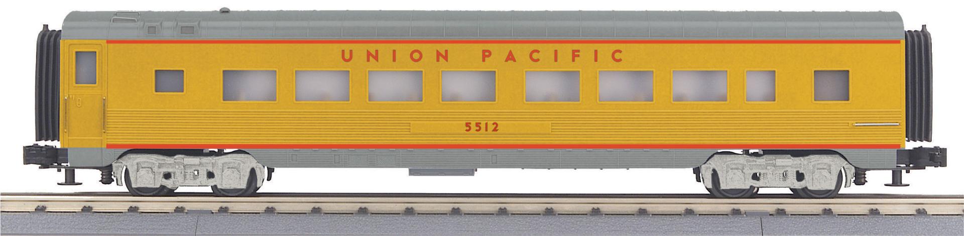 MTH 30-68316 - RailKing - 60’ Streamlined Coach Car "Union Pacific" #5512