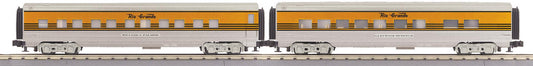 MTH 30-68319 - RailKing - 60’ Streamlined Sleeper/Diner "Denver & Rio Grande" (2-Car)