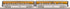 MTH 30-68319 - RailKing - 60’ Streamlined Sleeper/Diner "Denver & Rio Grande" (2-Car)