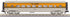 MTH 30-68320 - RailKing - 60’ Streamlined Coach Car "Denver & Rio Grande" #1242