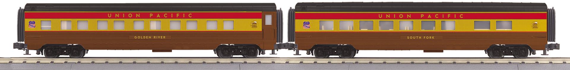 MTH 30-68323 - RailKing - 60’ Streamlined Sleeper/Diner "Union Pacific" (2-Car)