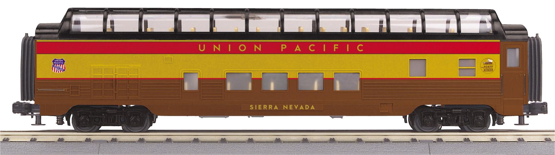 MTH 30-68325 - RailKing - 60’ Streamlined Full-Length Vista Dome Car "Union Pacific" #Sierra Nevada