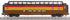MTH 30-68325 - RailKing - 60’ Streamlined Full-Length Vista Dome Car "Union Pacific" #Sierra Nevada