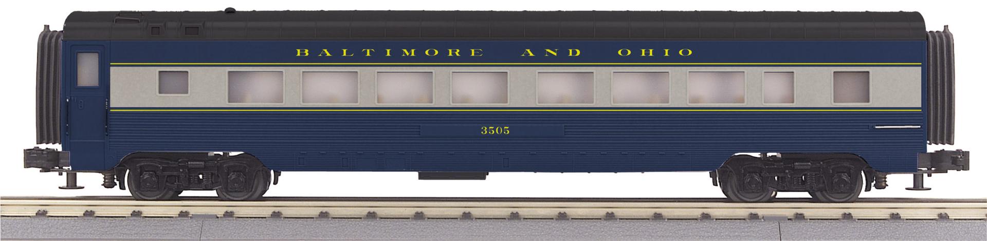 MTH 30-68335 - RailKing - 60’ Streamlined Coach Car "Baltimore & Ohio" #3505