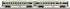 MTH 30-68342 - RailKing - 60’ Streamlined Sleeper/Diner "Southern" (2-Car)