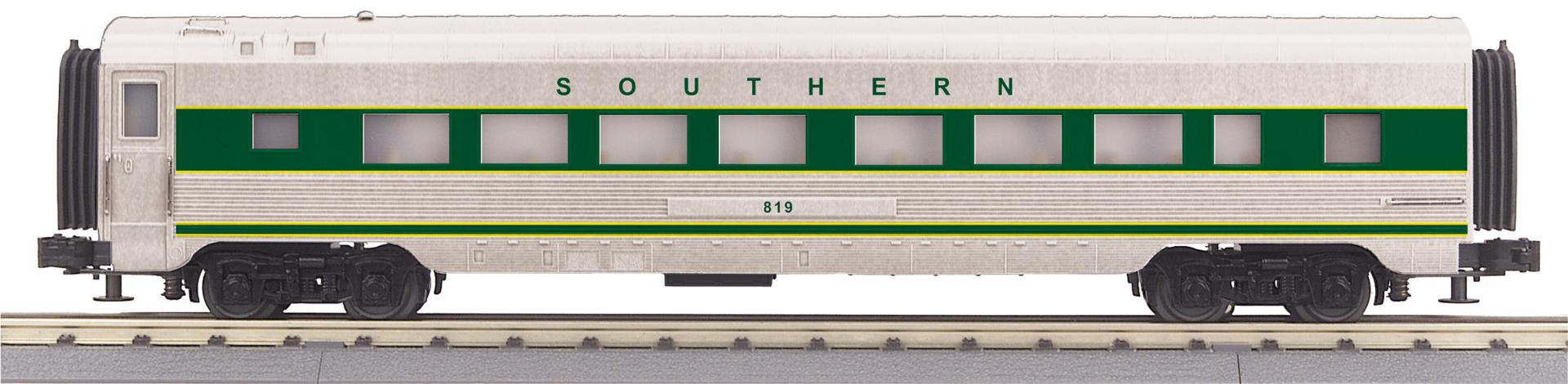MTH 30-68343 - RailKing - 60’ Streamlined Coach Car "Southern" #819