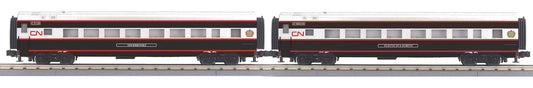 MTH 30-68354 - RailKing - 60’ Streamlined Sleeper/Diner "Canadian National" (2-Car)