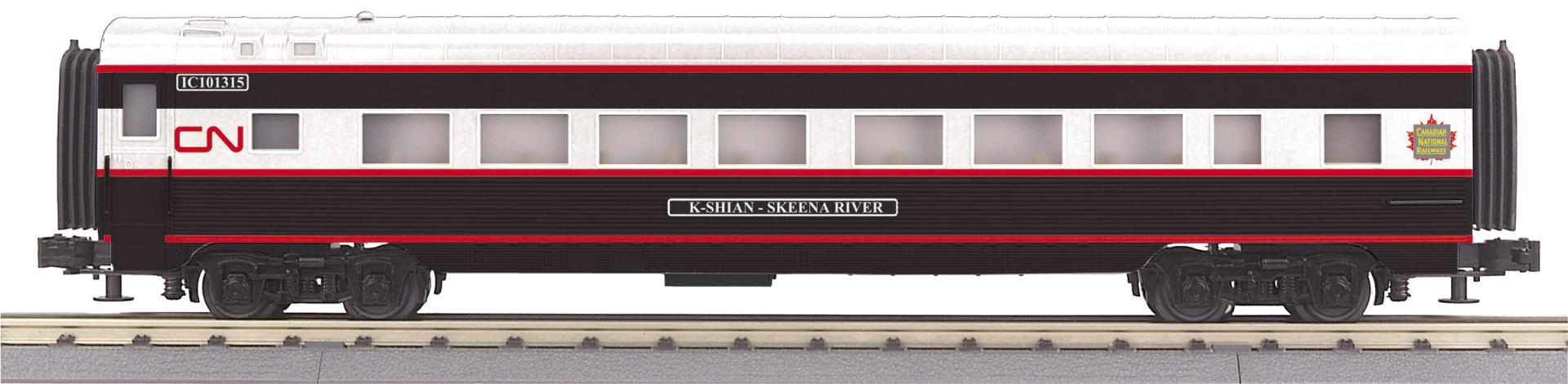 MTH 30-68355 - RailKing - 60’ Streamlined Coach Car "Canadian National" #IC101315 "K-Shian - Skeena River"