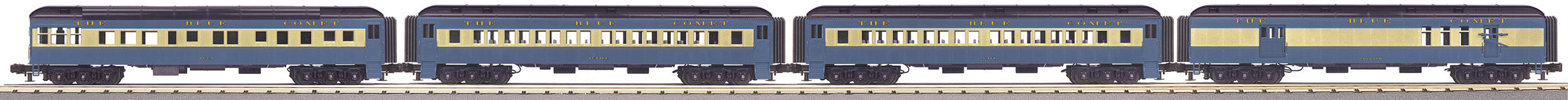 MTH 30-69363 - 60' Madison Passenger Set "Jersey Central (Blue Comet)" (4-Car)