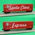 MTH 30-70151 - 50’ Double Door Plugged Boxcar Set "Christmas" w/ LED Lights (4-Car)