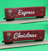 MTH 30-70152 - 50’ Double Door Plugged Boxcar Set "North Pole" w/ LED Lights (4-Car)