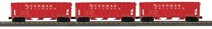 MTH 30-70159 - RailKing - Ps-2 Discharge Hopper Set "RJ Corman" (3-Car)