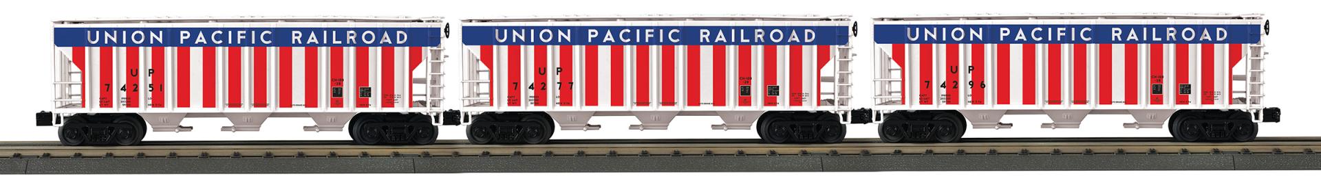 MTH 30-70161 - Ps-2 Discharge Hopper Set "Union Pacific" (3-Car)