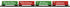 MTH 30-70170 - RailKing - 50’ Double Door Plugged Boxcar Set "Christmas" w/ LED Lights Set (4-Car)