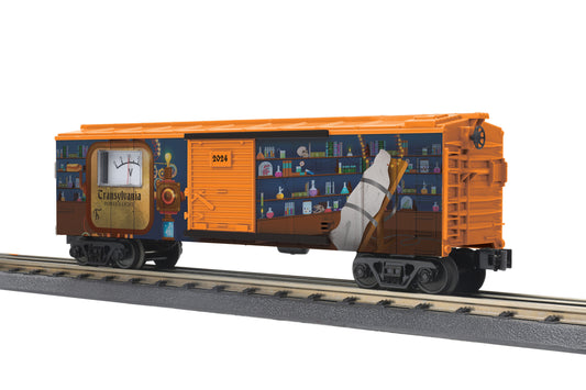 MTH 30-71184 - RailKing - Box Car "Transylvania Power & Light" w/ Power Meter (Frankenstein)