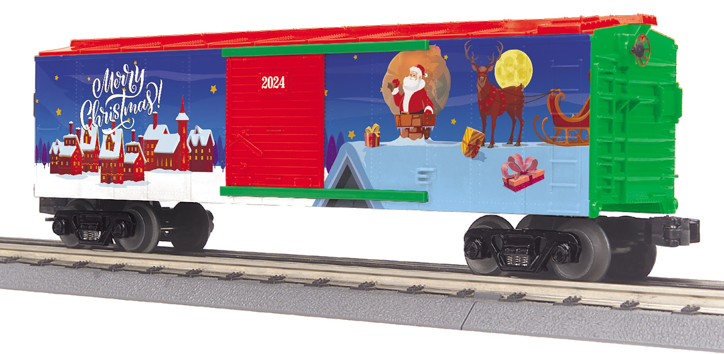 MTH 30-71192 - 40' Box Car "Christmas" #2024 (Santa)