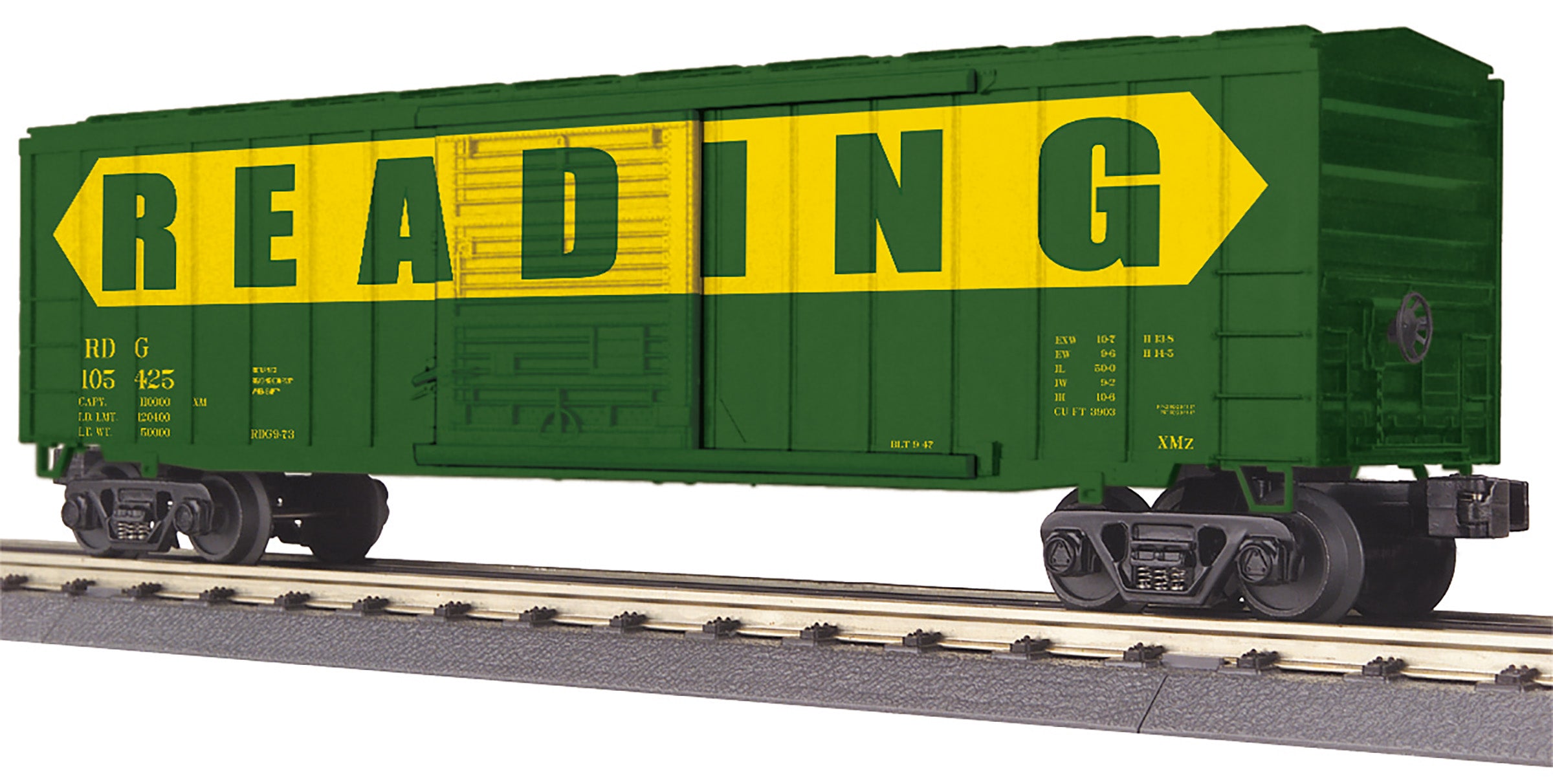 MTH 30-71212 - 50’ Modern Box Car "Reading" #105425