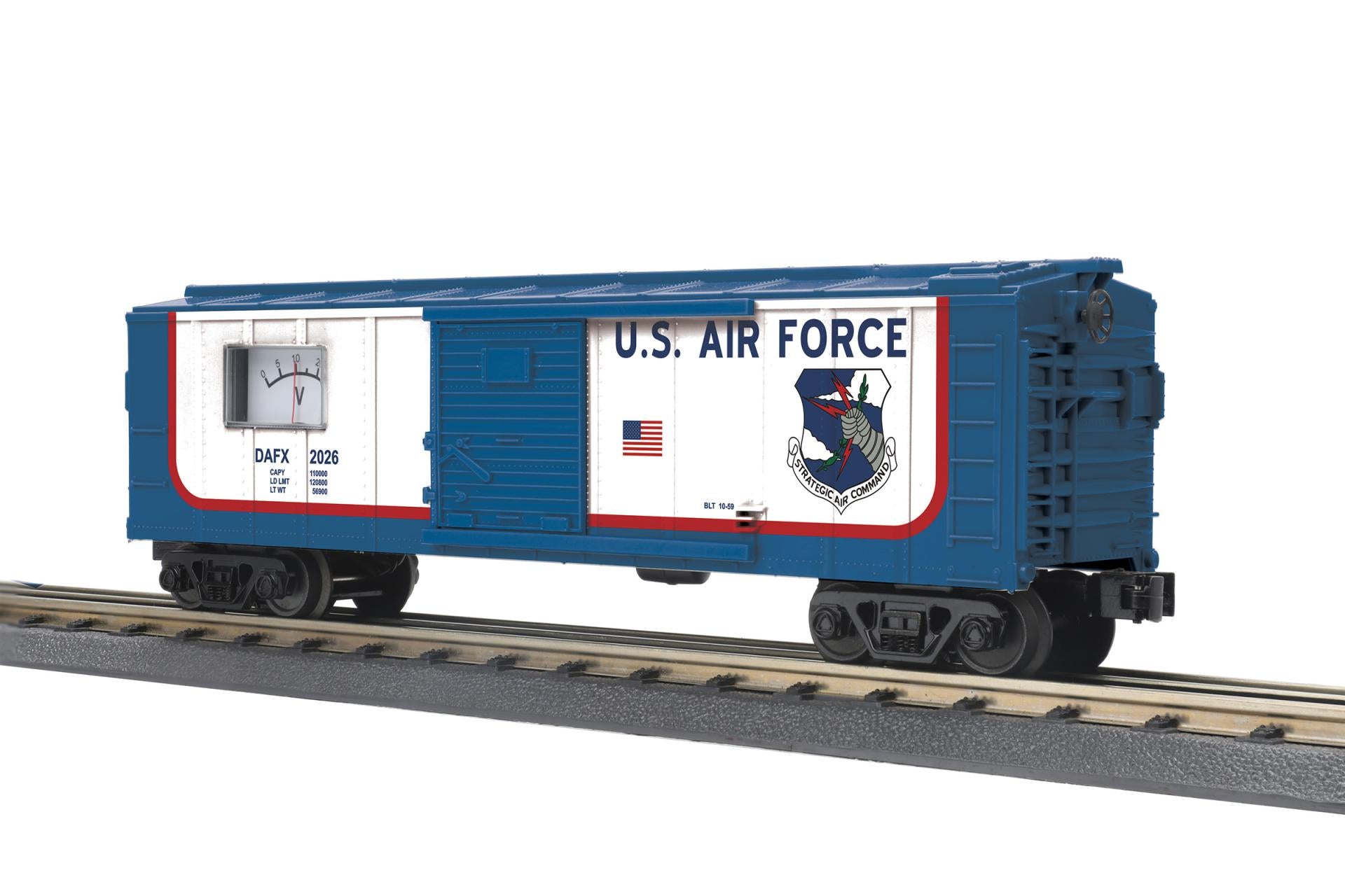 MTH 30-71302 - Box Car "U.S. Air Force" #2026 w/ Power Meter - MrMuffin'sTrains