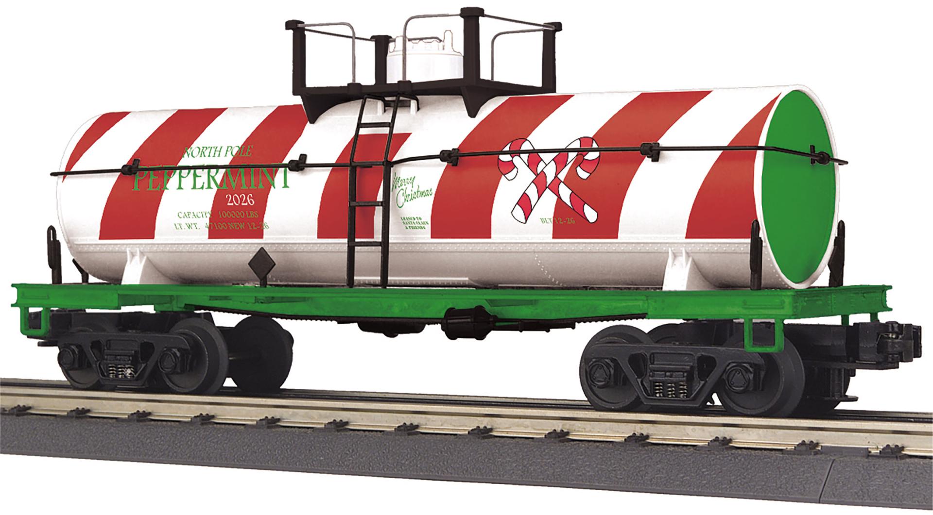 MTH 30-73677 - Smoking Tank Car "Christmas" #2026
